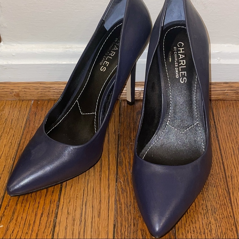 Navy blue Charles David heels